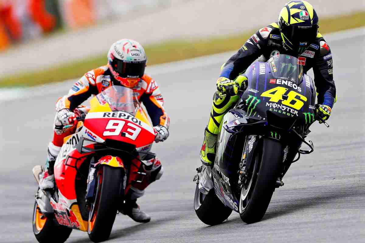 Marquez e Rossi sempre a confronto