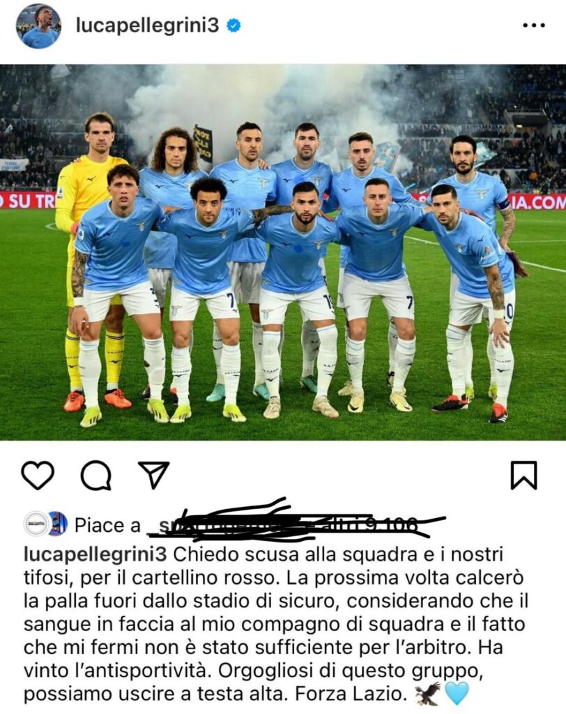 Lazio Che Attacco Social Di Pellegrini E Immobile SportItalia It