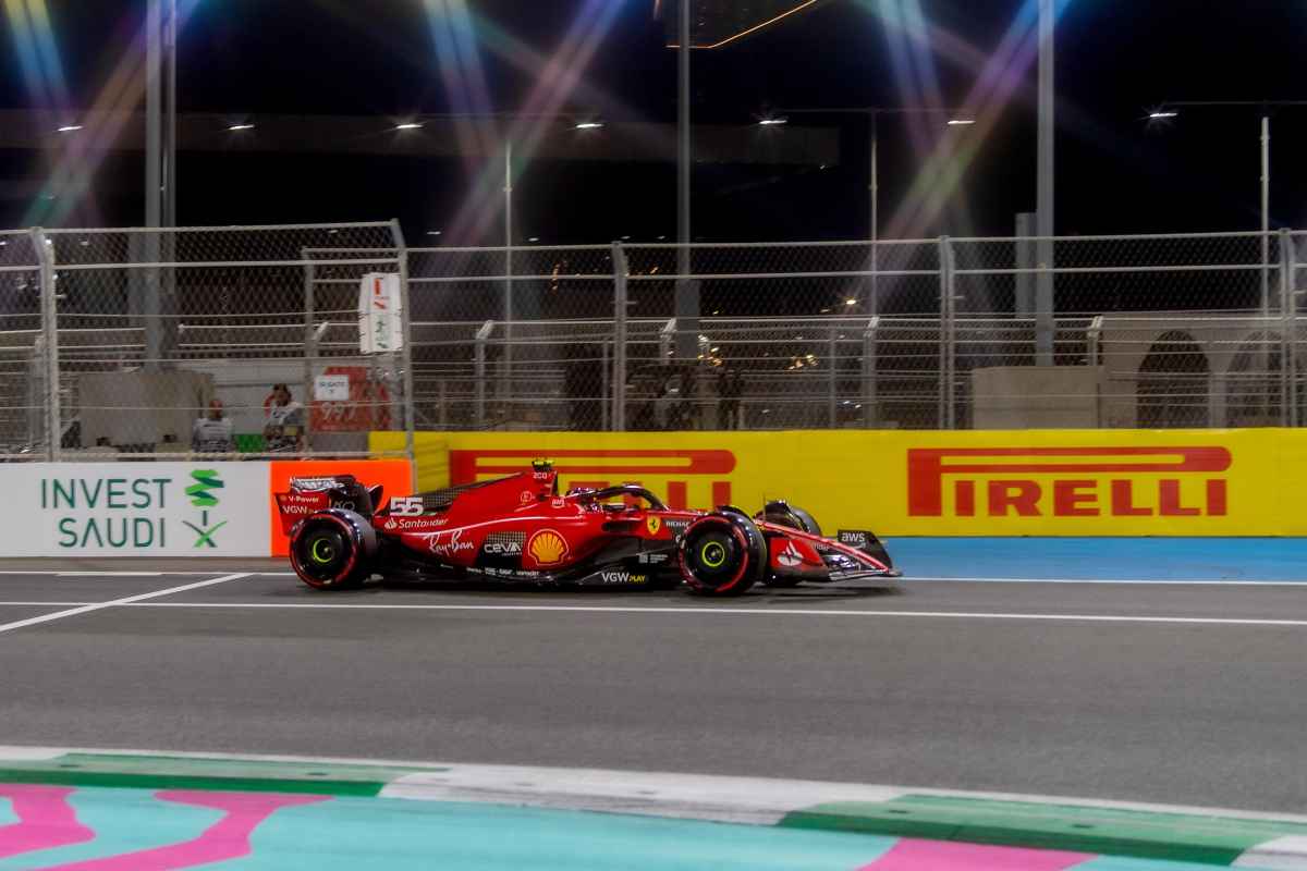 Carlos Sainz in pista