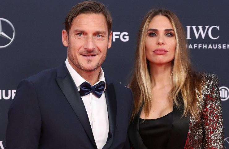 Totti e la Blasi ai ferri corti