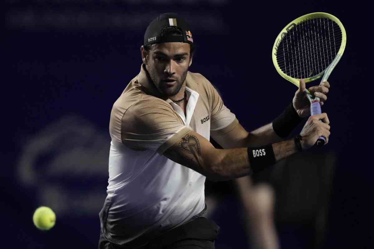 doccia gelata per Berrettini