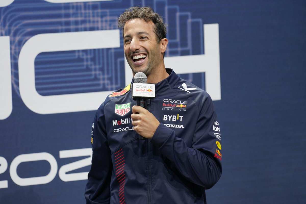 Ricciardo in televisione