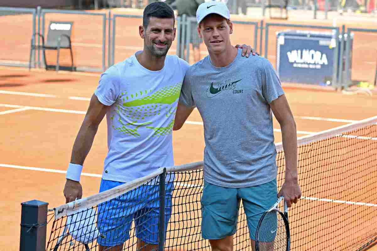 Sinner e Djokovic insieme