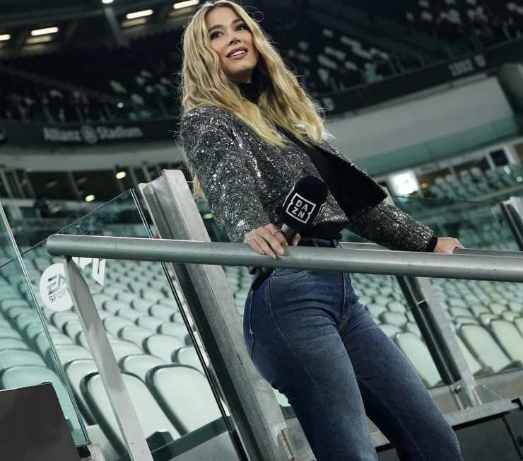 Diletta Leotta Stadium Juventus-Inter fascino esplosivo