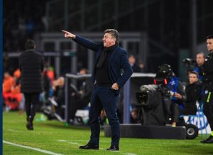 Mazzarri durante Napoli Inter