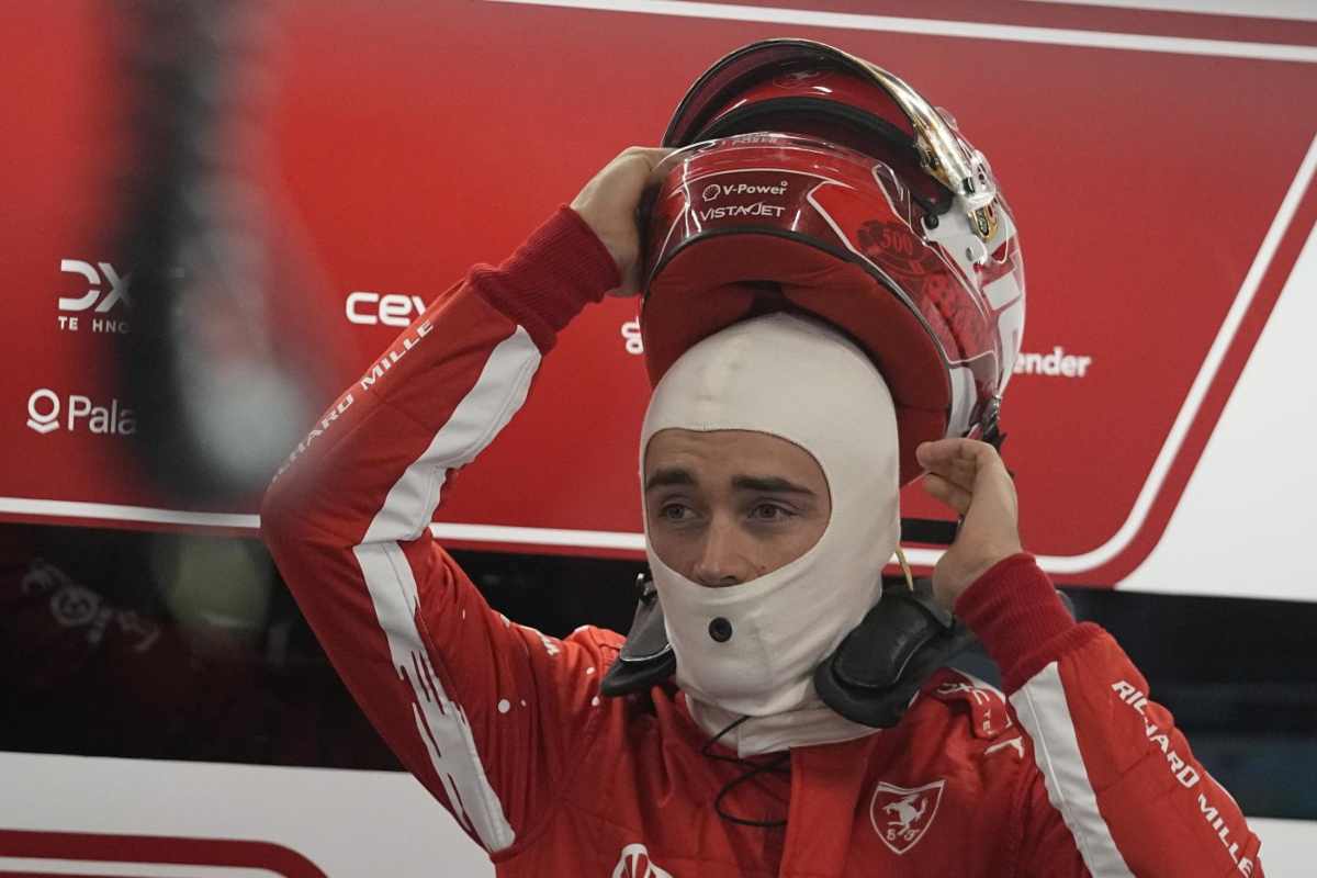 Leclerc, fuori dalla top 3 F1