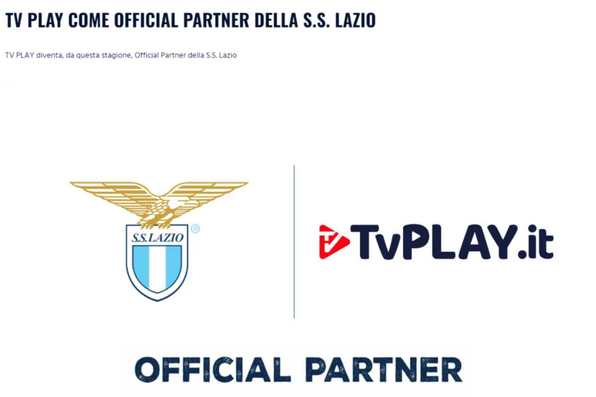 TvPlay partner Lazio 