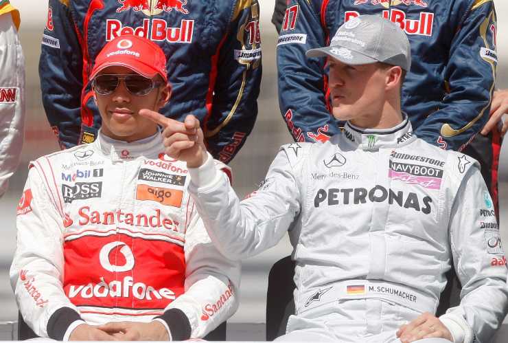 F1, Hamilton come Schumacher