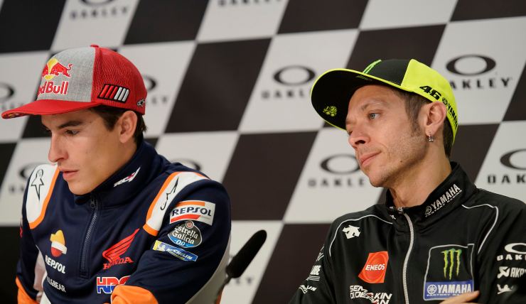 Rossi e Marquez nemici per sempre