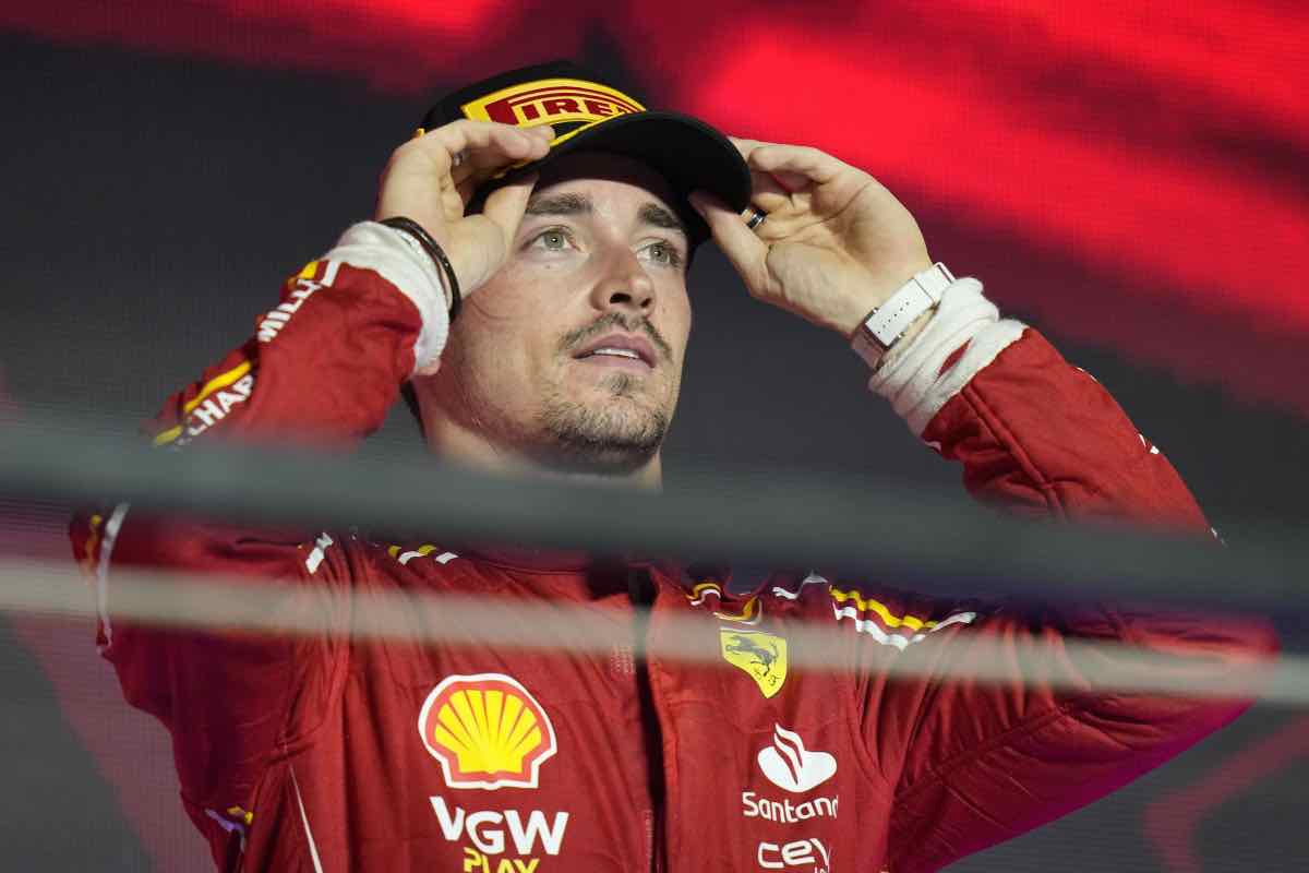 Leclerc 'dice' addio alla Ferrari
