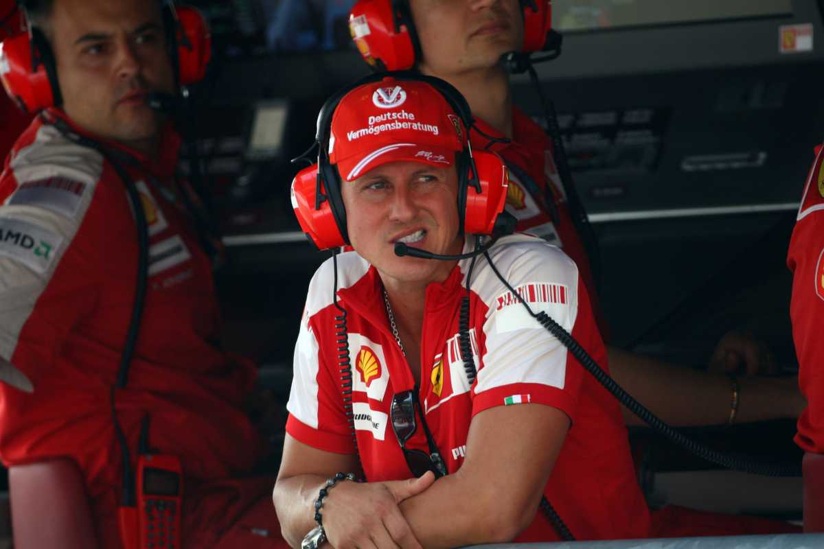 Schumacher da brividi: lo scatto è commovente