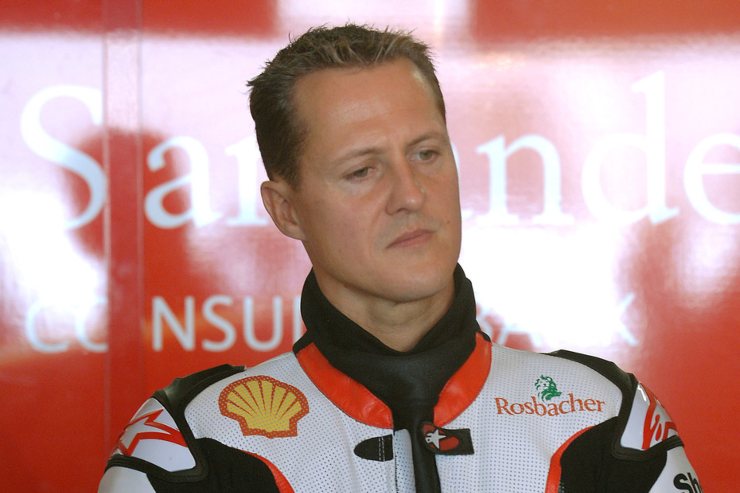 Uno scatto storico di Verstappen e Schumacher