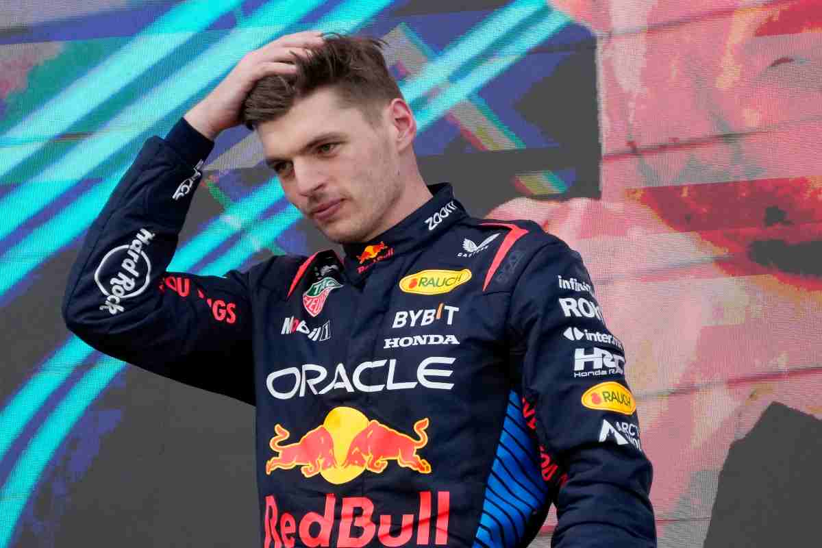 Frustrazione Verstappen Red Bull