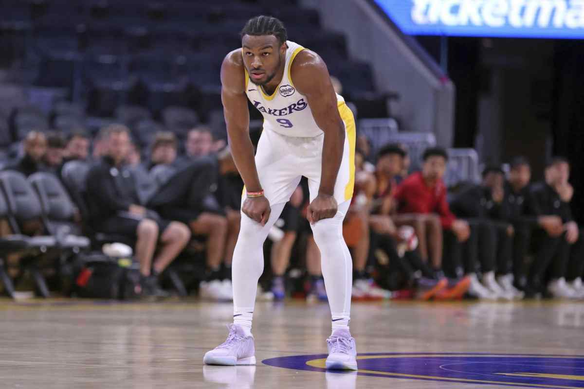 Bronny James Lakers taglio NBA