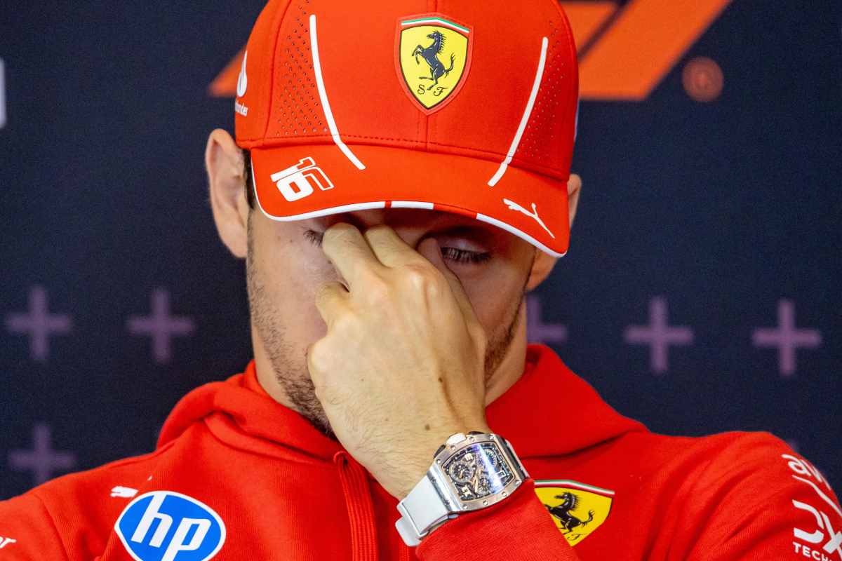 Disastro Leclerc in casa Ferrari
