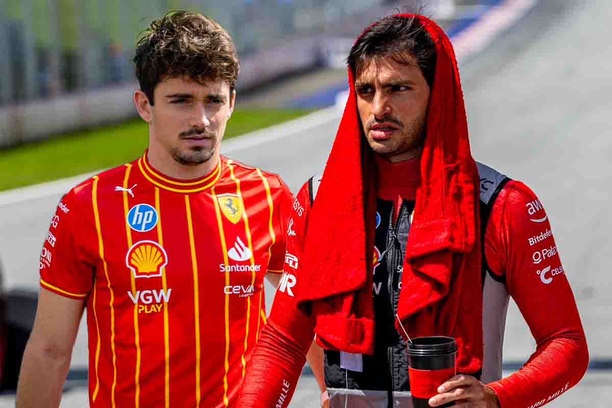 Leclerc-Sainz, ribaltone in Ferrari