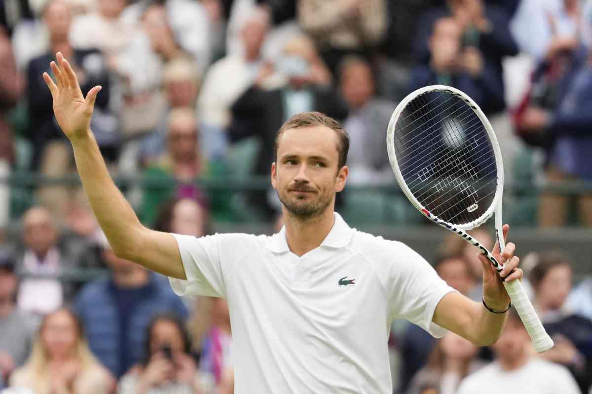 Medvedev parla delle chance di vittoria a Wimbledon