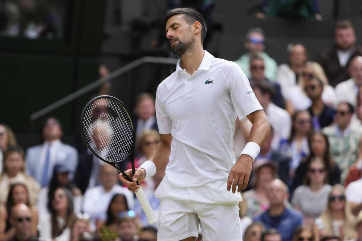 Djokovic verdetto tremendo Sinner