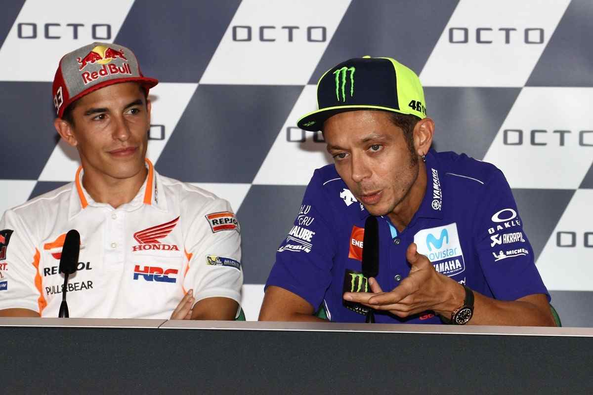 marquez a sorpresa su valentino rossi, dichiarazioni sconcertanti