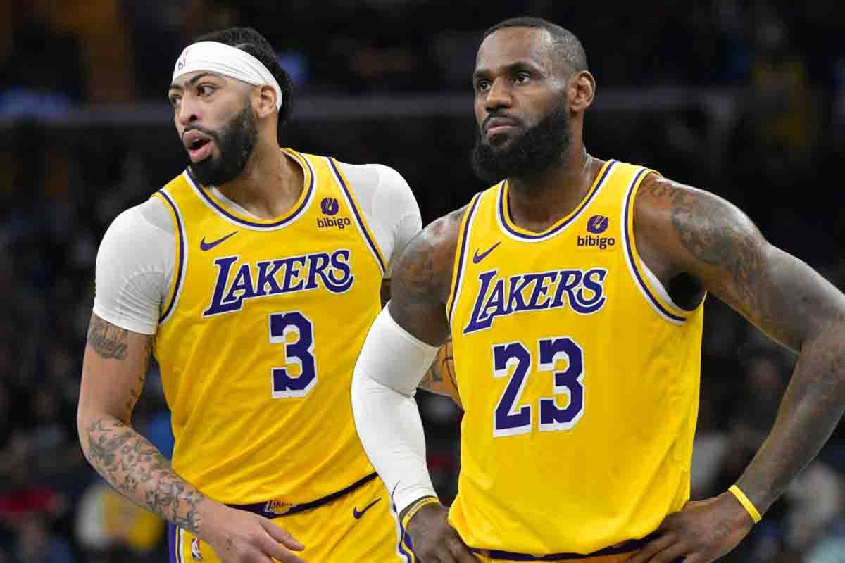 LeBron James Anthony Davis Los Angeles Lakers