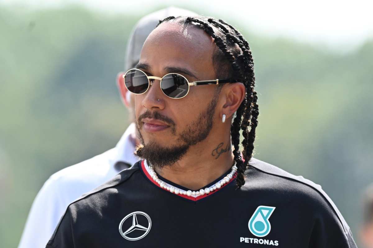 Lewis Hamilton mondiale con la Ferrari 