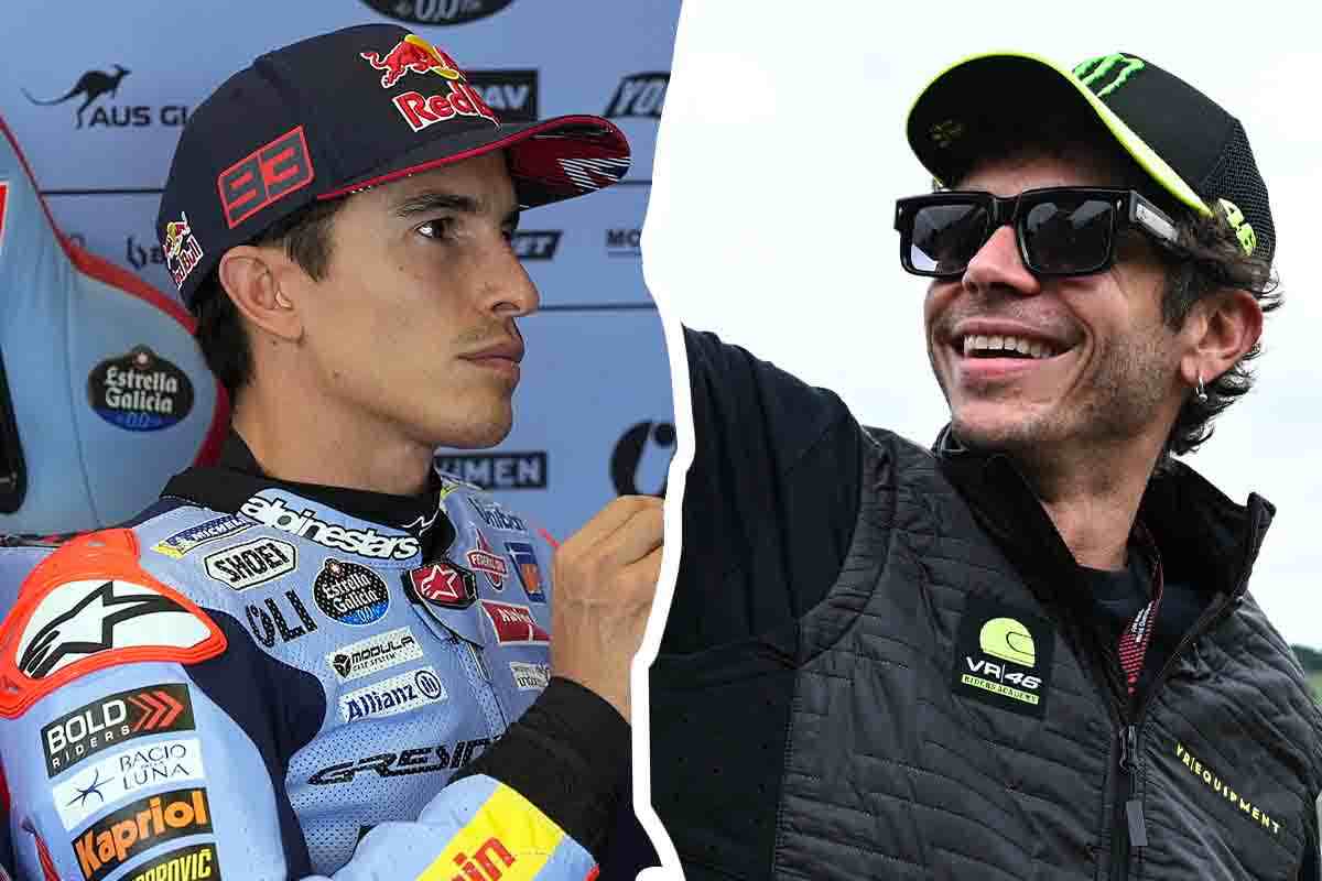 Rossi e Marquez, amarcord della furia totale del box del Dottore