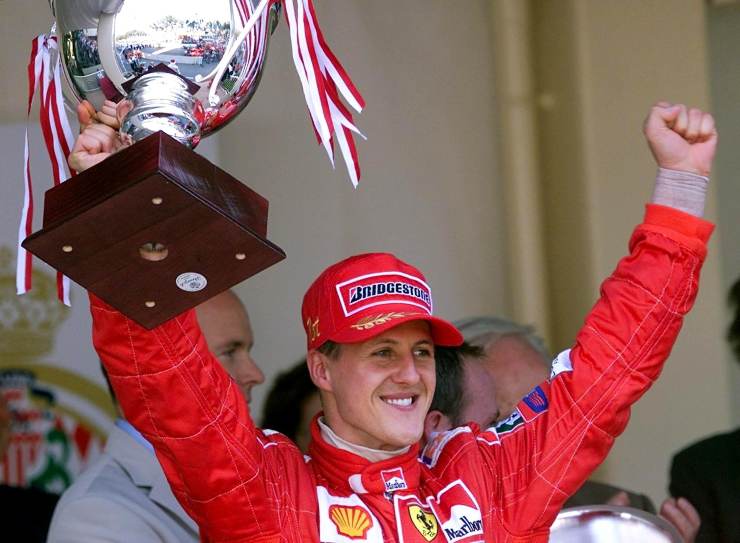 Schumacher foto trionfo mondiale 1995