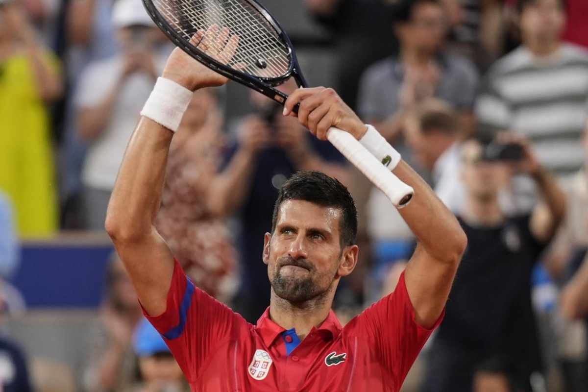 Djokovic annuncio a sorpresa Sinner