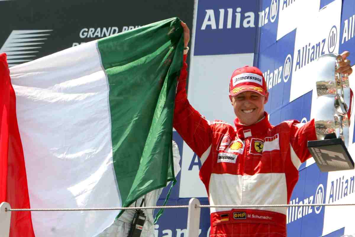 Schumacher, messaggio e foto da brividi