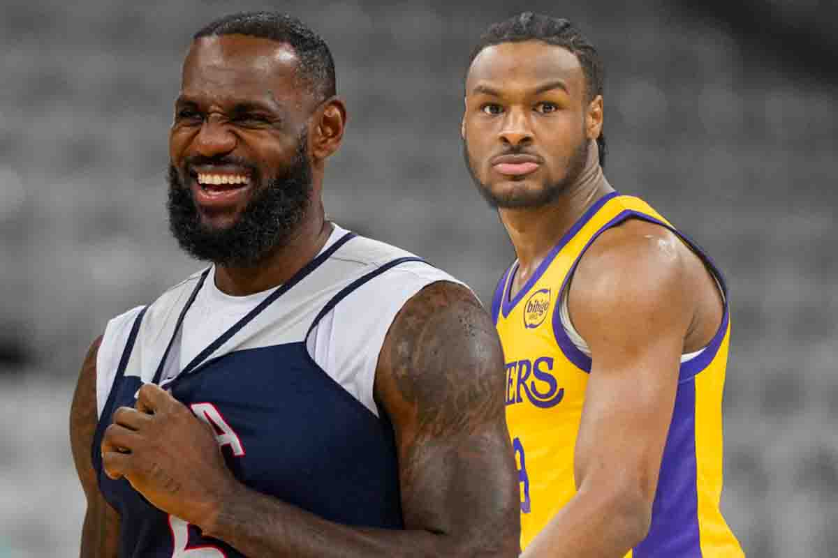 regola LeBron James figlio Los Angeles Lakers