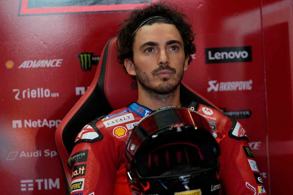 Pecco Bagnaia dolore incontenibile