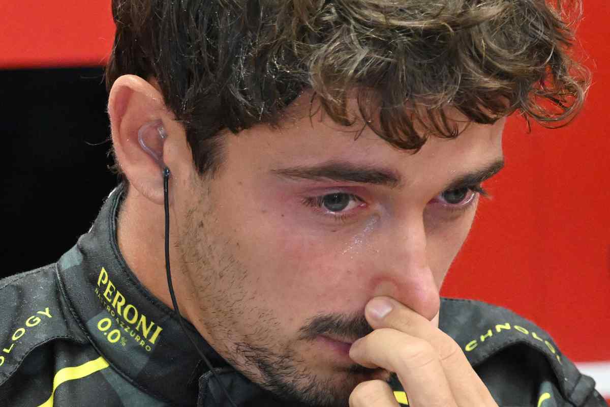 Charles Leclerc errore a Monza