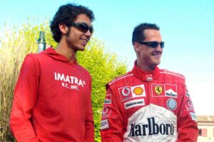 Schumacher commuove i suoi fan