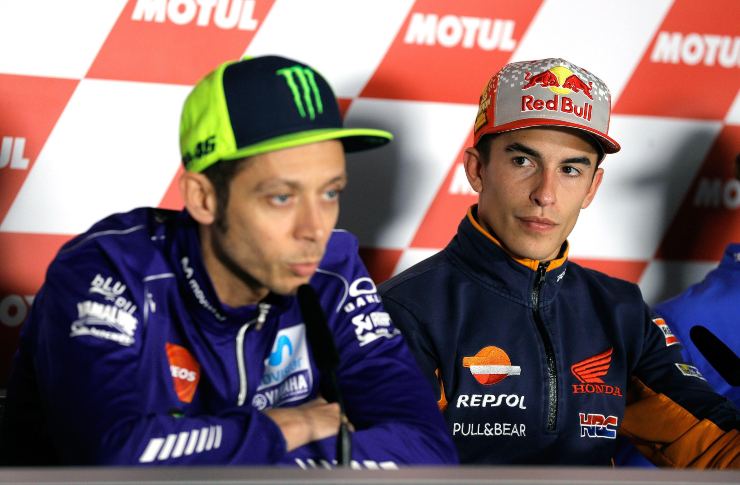 Valentino Rossi ammissione Marquez