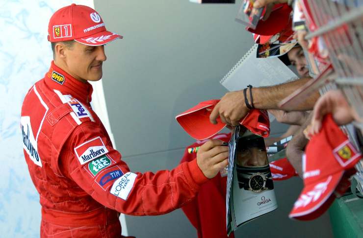 Emozione per Schumacher: foto pazzesca