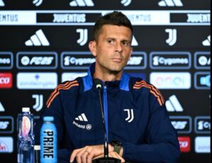 Thiago Motta in conferenza stampa Juventus