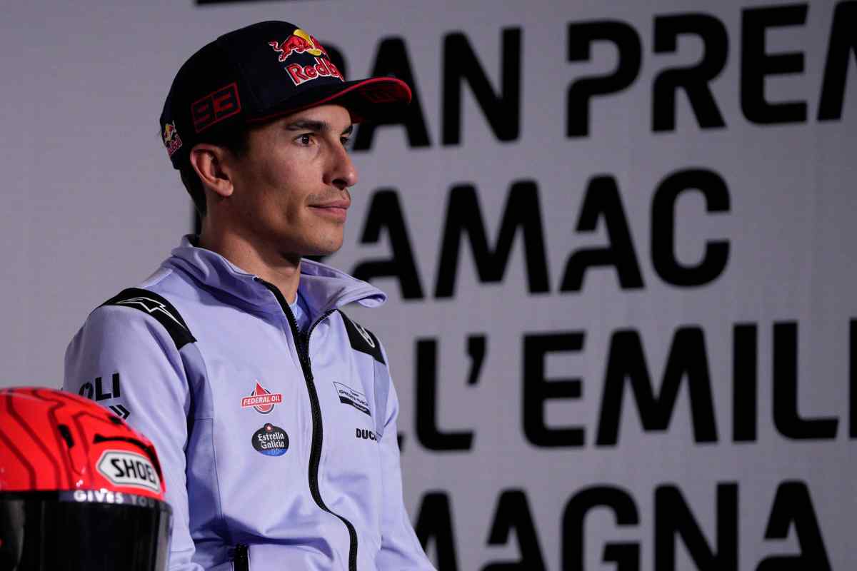 Marquez resa annuncio conferenza stampa