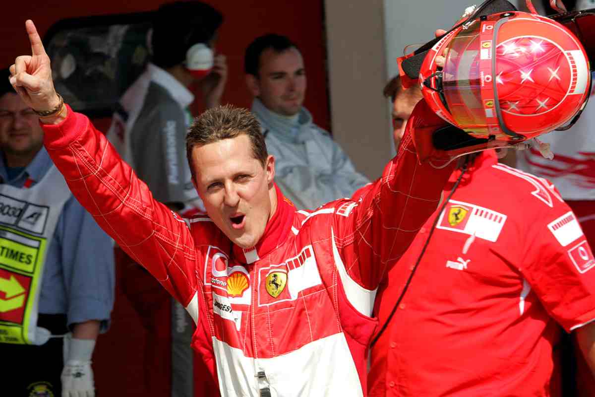 Michael Schumacher e il gesto incredibile