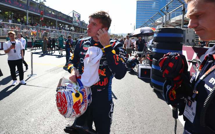 incredibile sanzione Verstappen