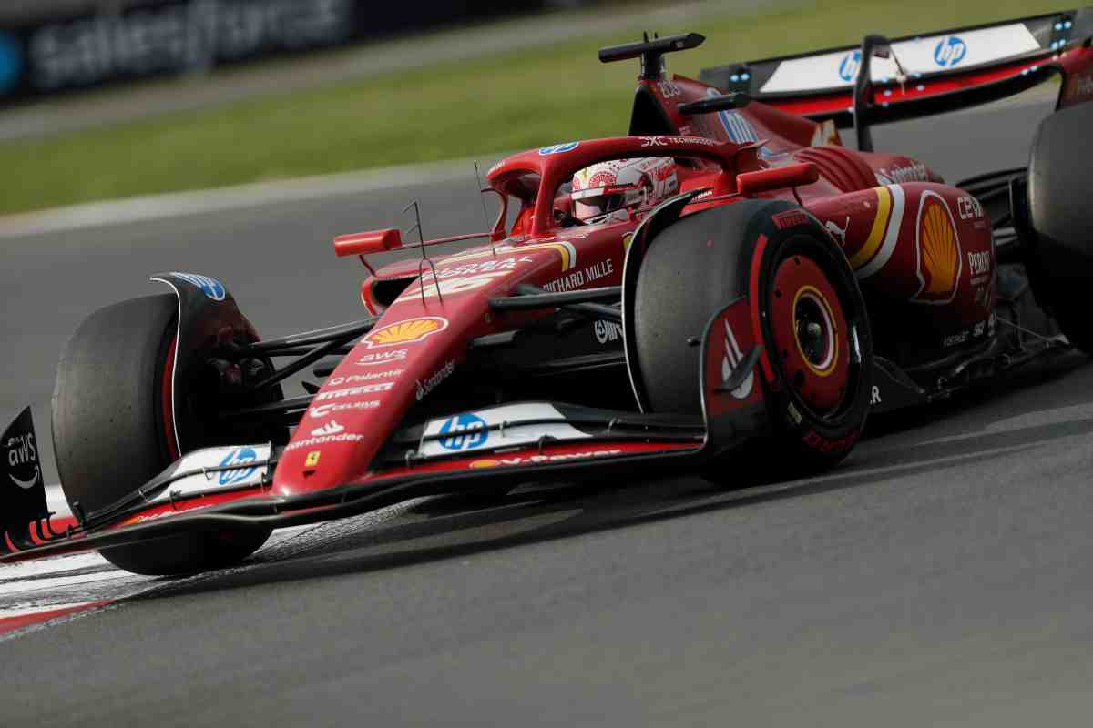 La Ferrari in pista