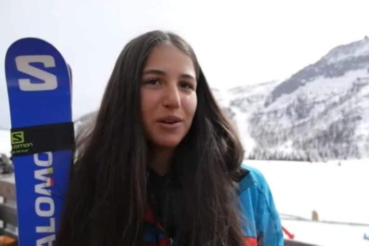 Matilde Lorenzi durante una intervista 