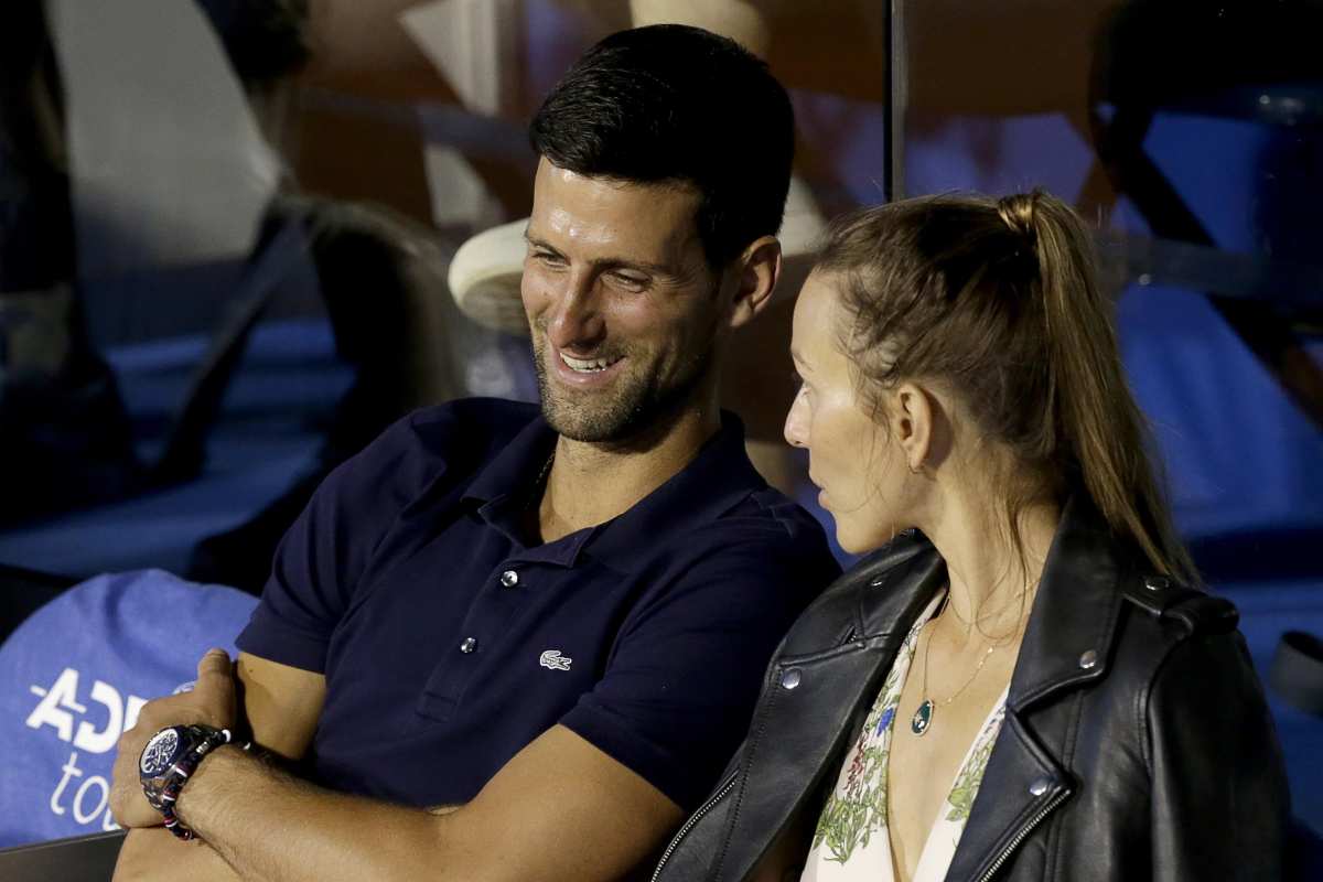 La rivelazione della moglie di Djokovic 