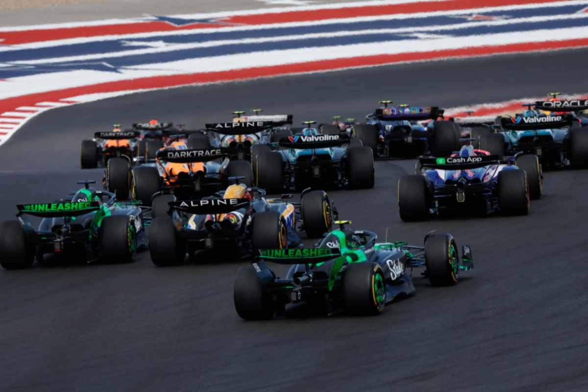 La partenza del GP di Austin di Formula 1