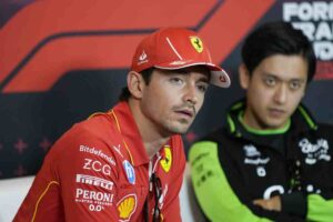 Charles Leclerc in conferenza stampa