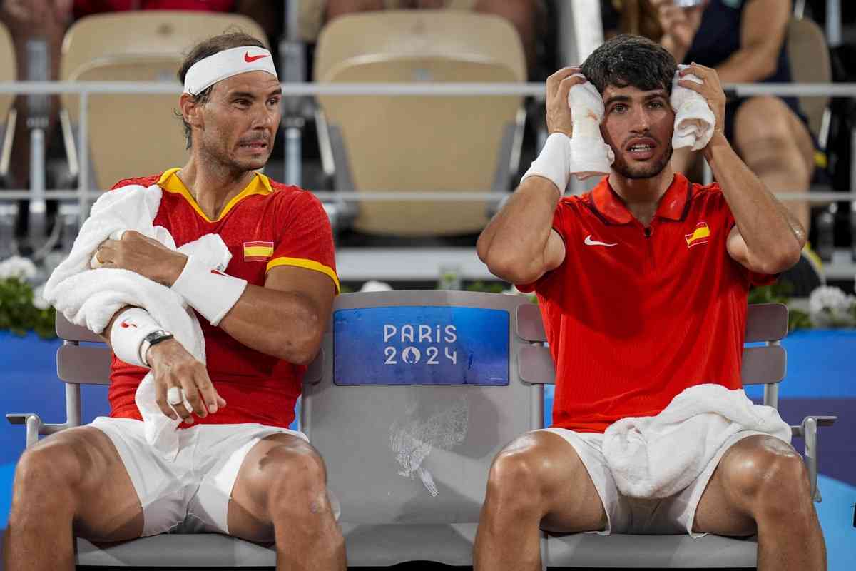 Rafael Nadal e Carlos Alcaraz