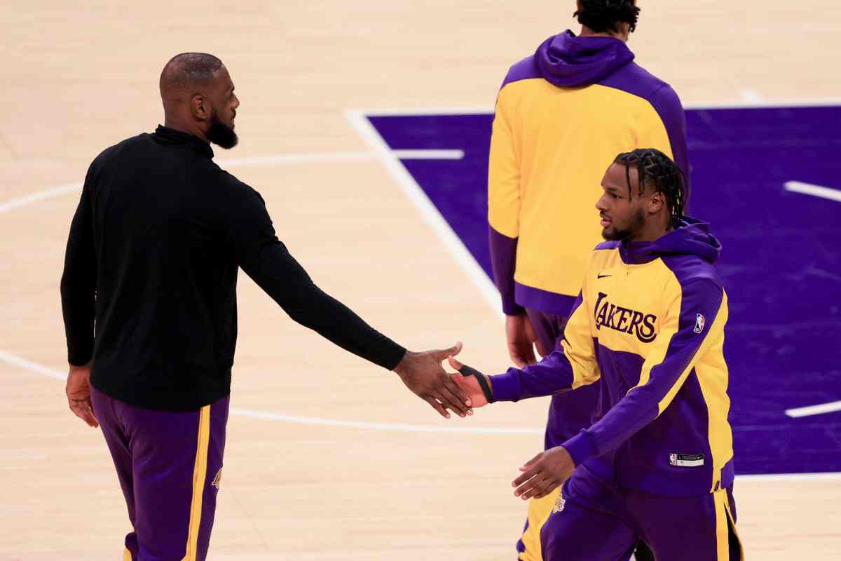 Bronny e LeBron James