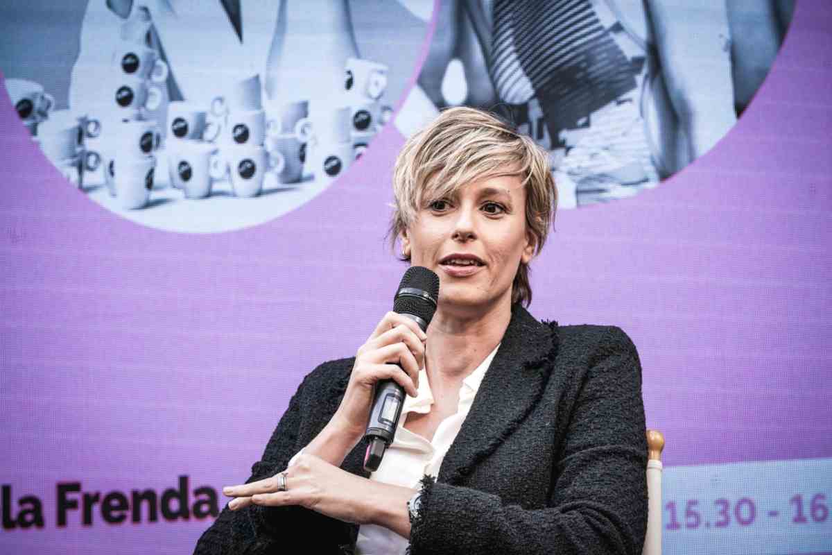 Federica Pellegrini durante un evento