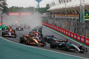 La partenza della Formula 1 a Interlagos