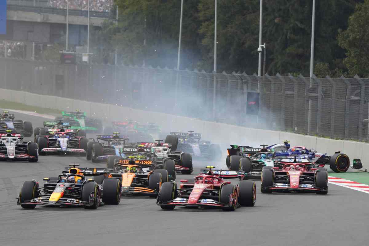 Piloti in pista del GP del Messico