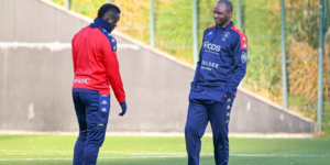 Patrick Vieira in allenamento col Genoa